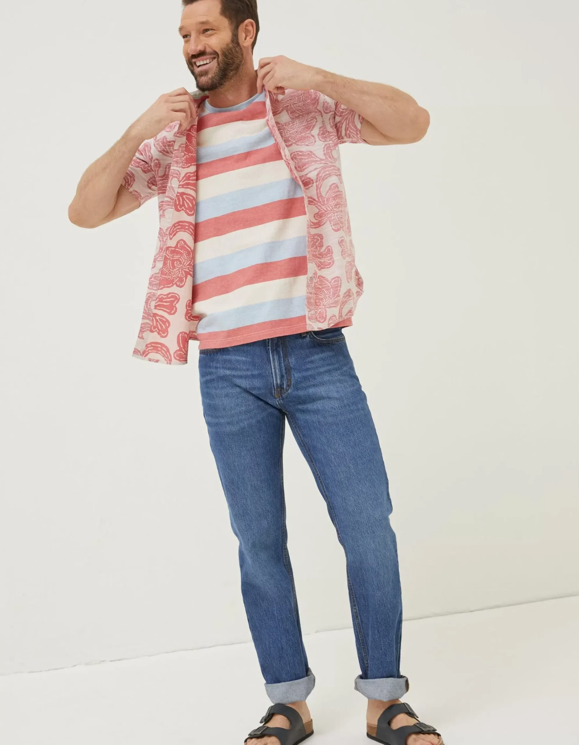 Floral Block Print Shirt