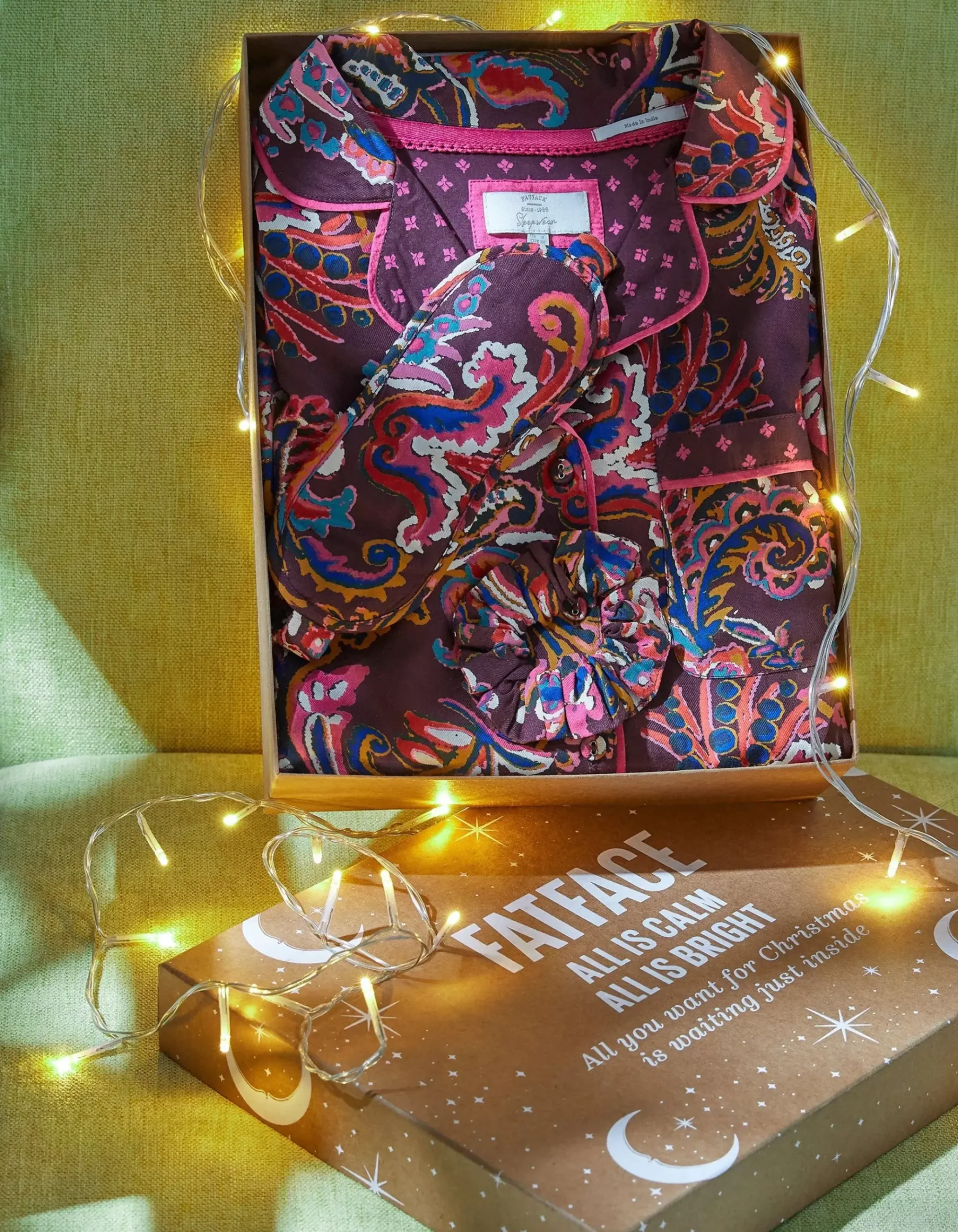 Floral Print Pyjamas Gift Box Set