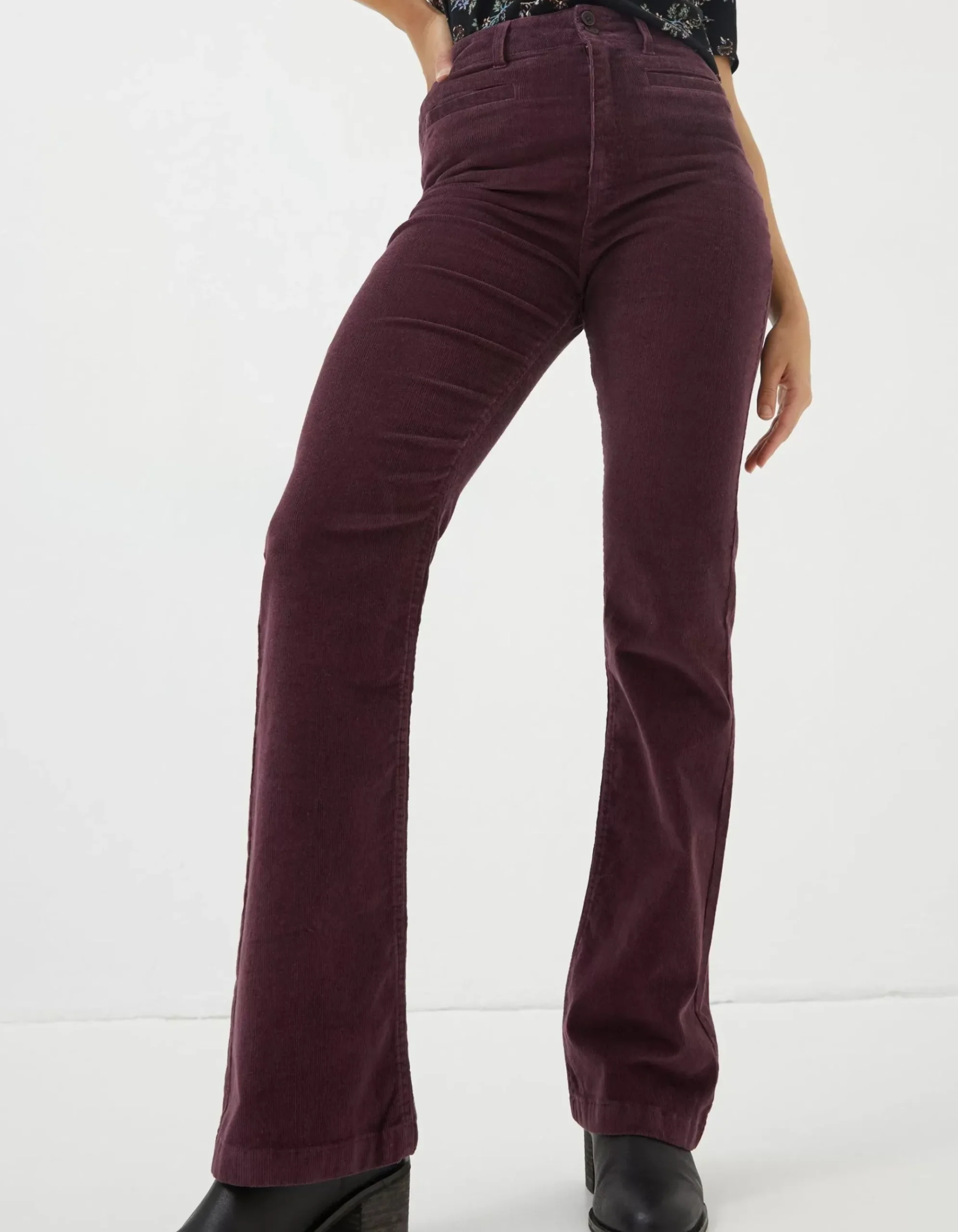 Fly Flare Corduroy Trousers
