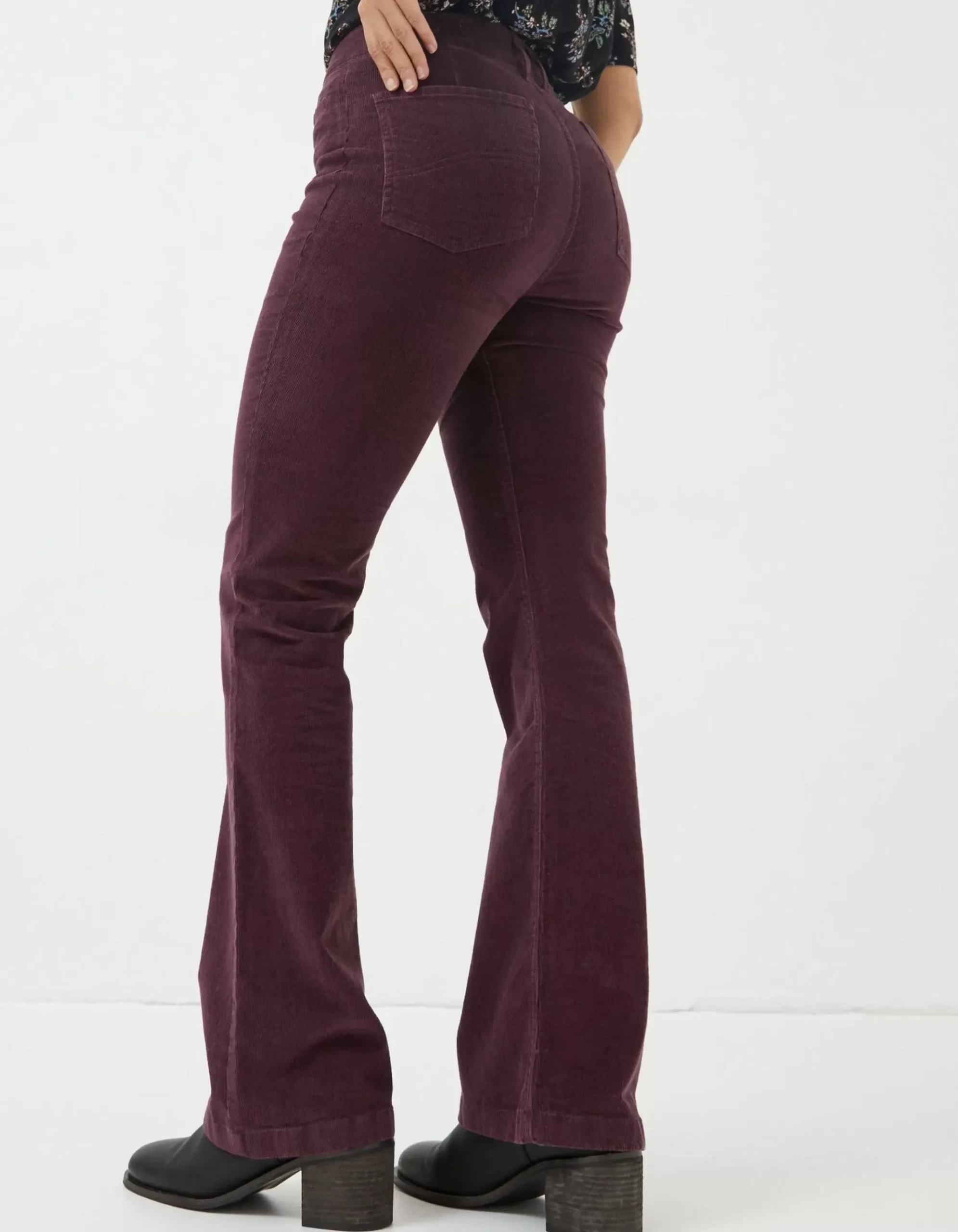 Fly Flare Corduroy Trousers