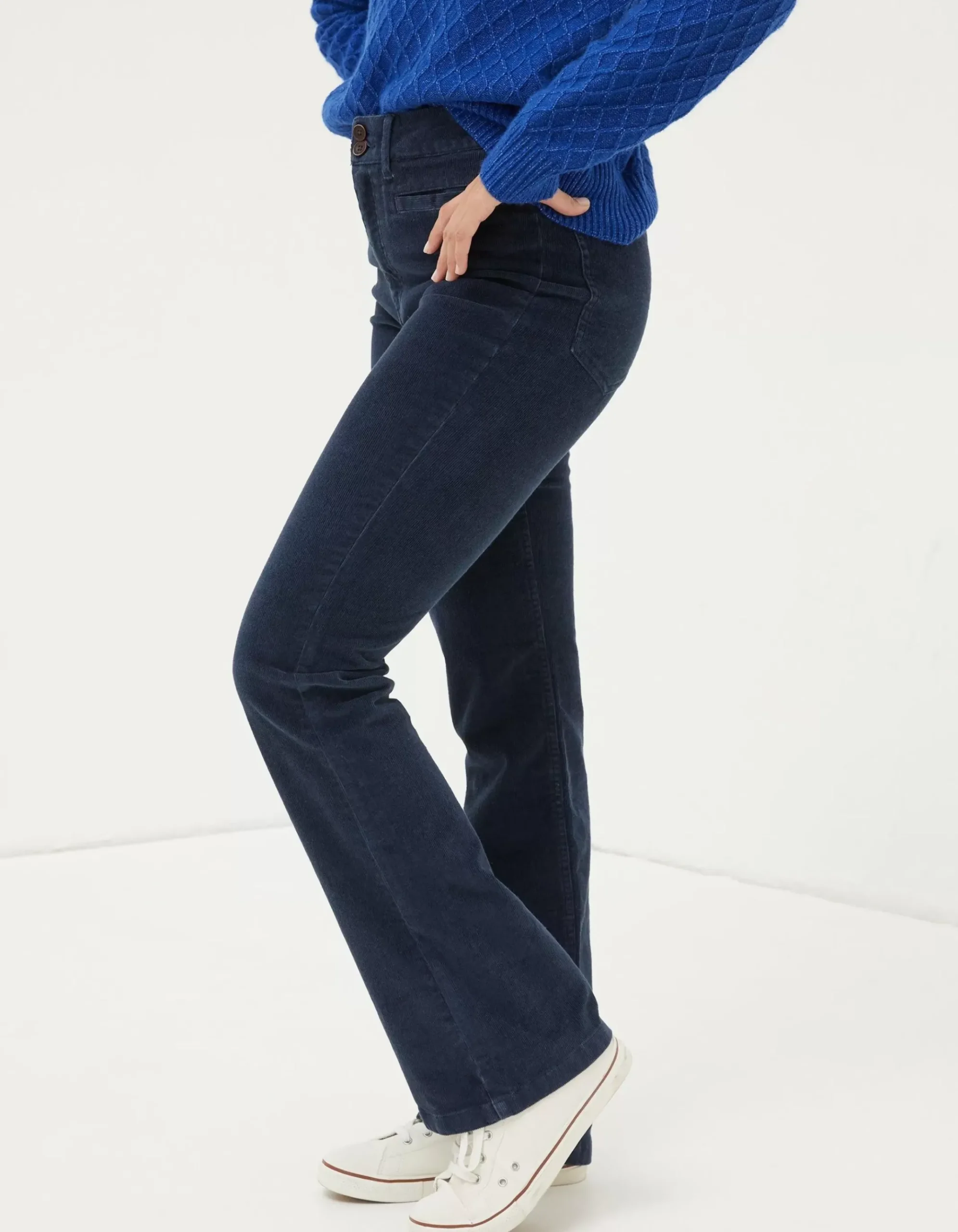 Fly Flare Corduroy Trousers