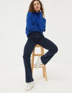 Fly Flare Corduroy Trousers