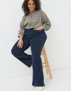 Fly Flare Corduroy Trousers