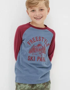 Freestyle Ski Raglan T-Shirt