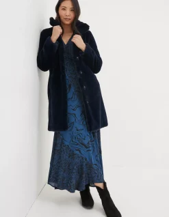 Freya Faux Fur Long Coat