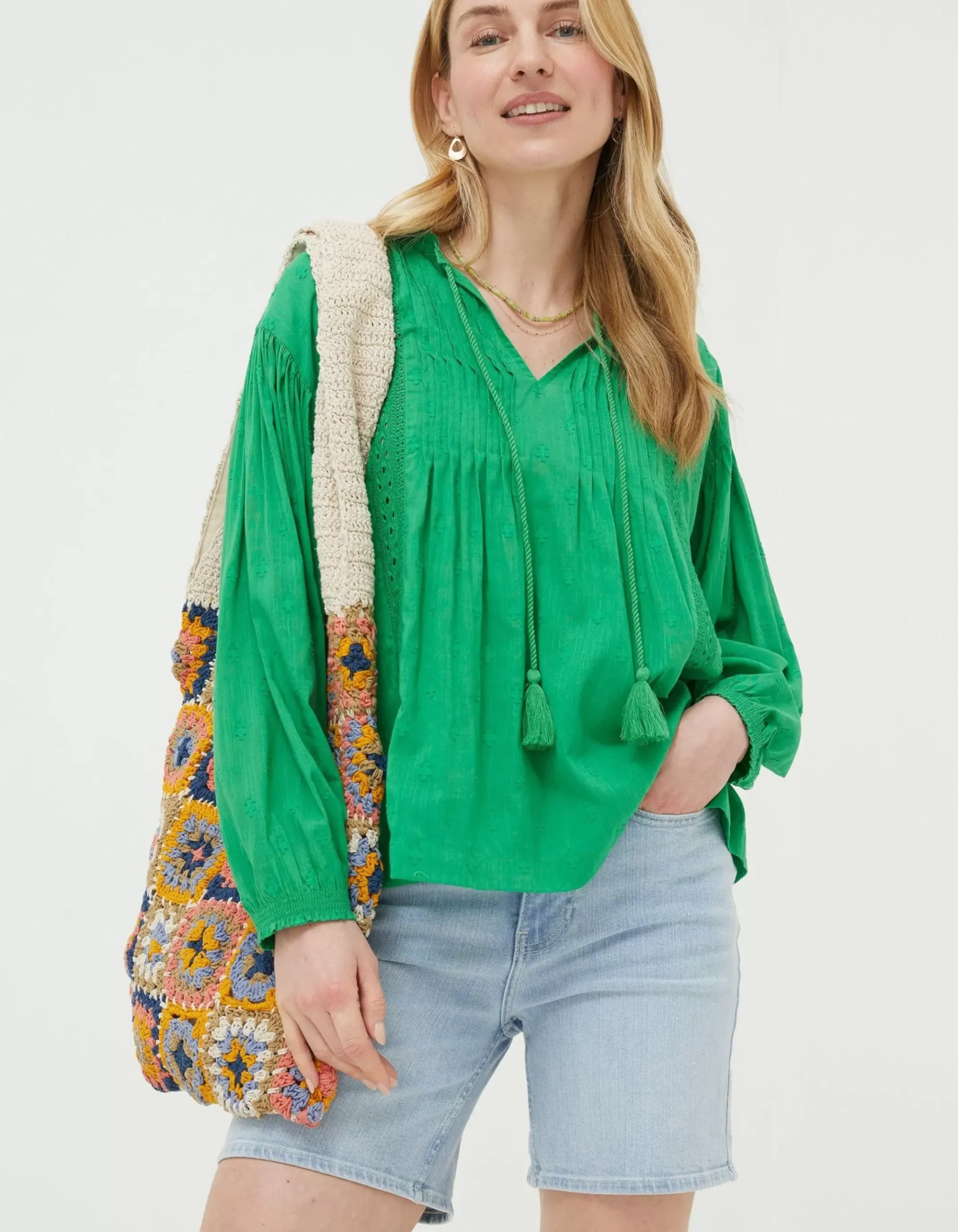 Freya Green Lace Blouse