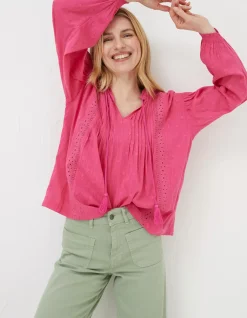 Freya Pink Lace Blouse