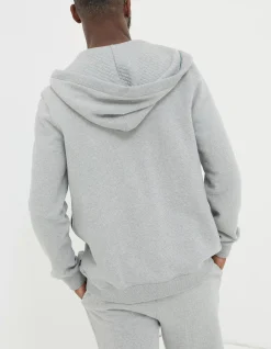 Frome Textured Zip-Up Hoodie