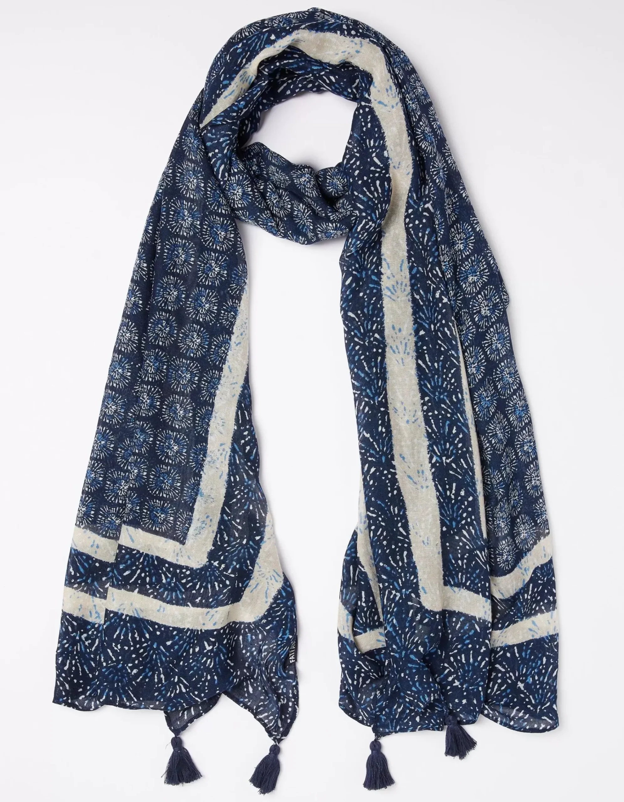 Geo Border Scarf