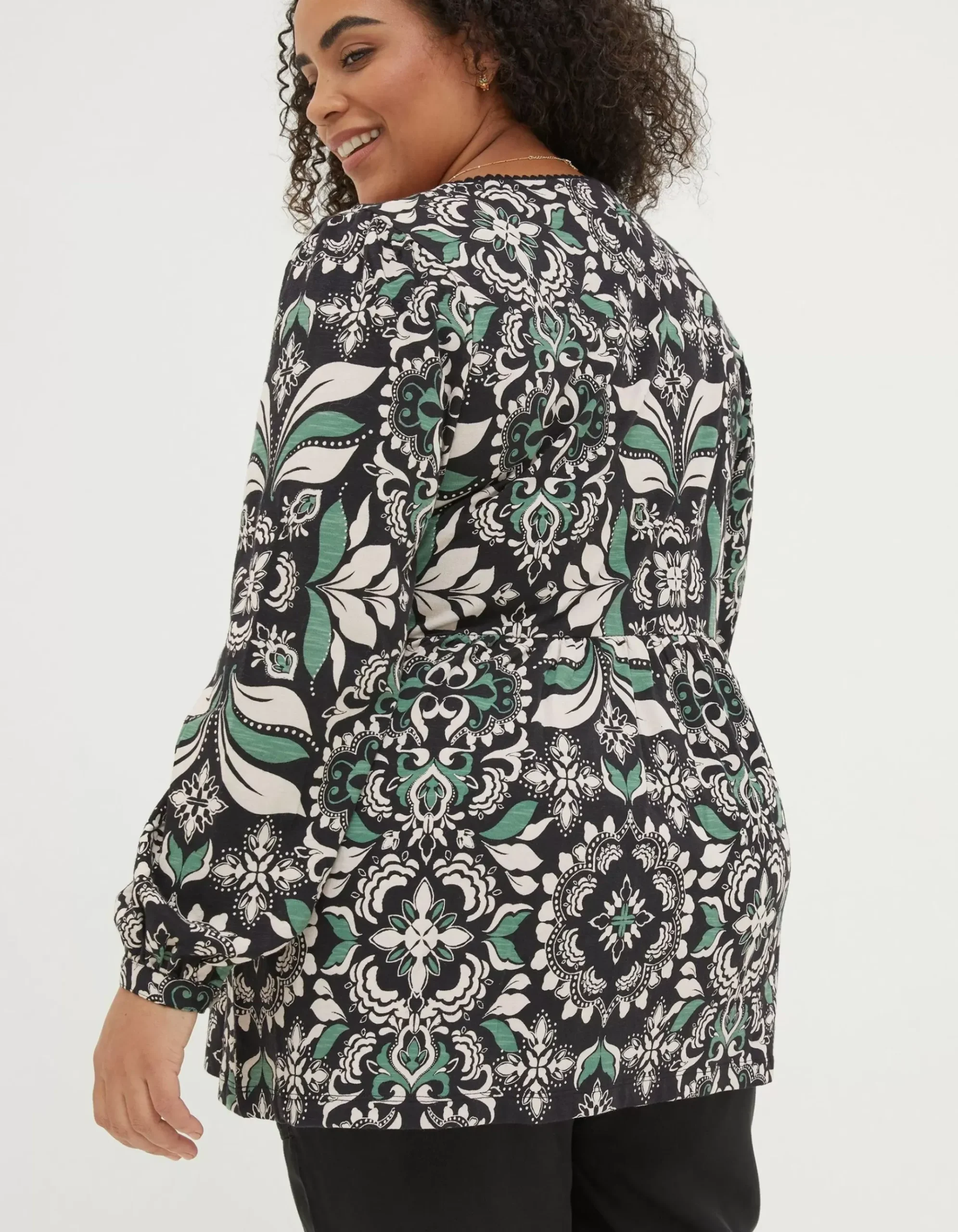 Gina Mosaic Leaf Tunic
