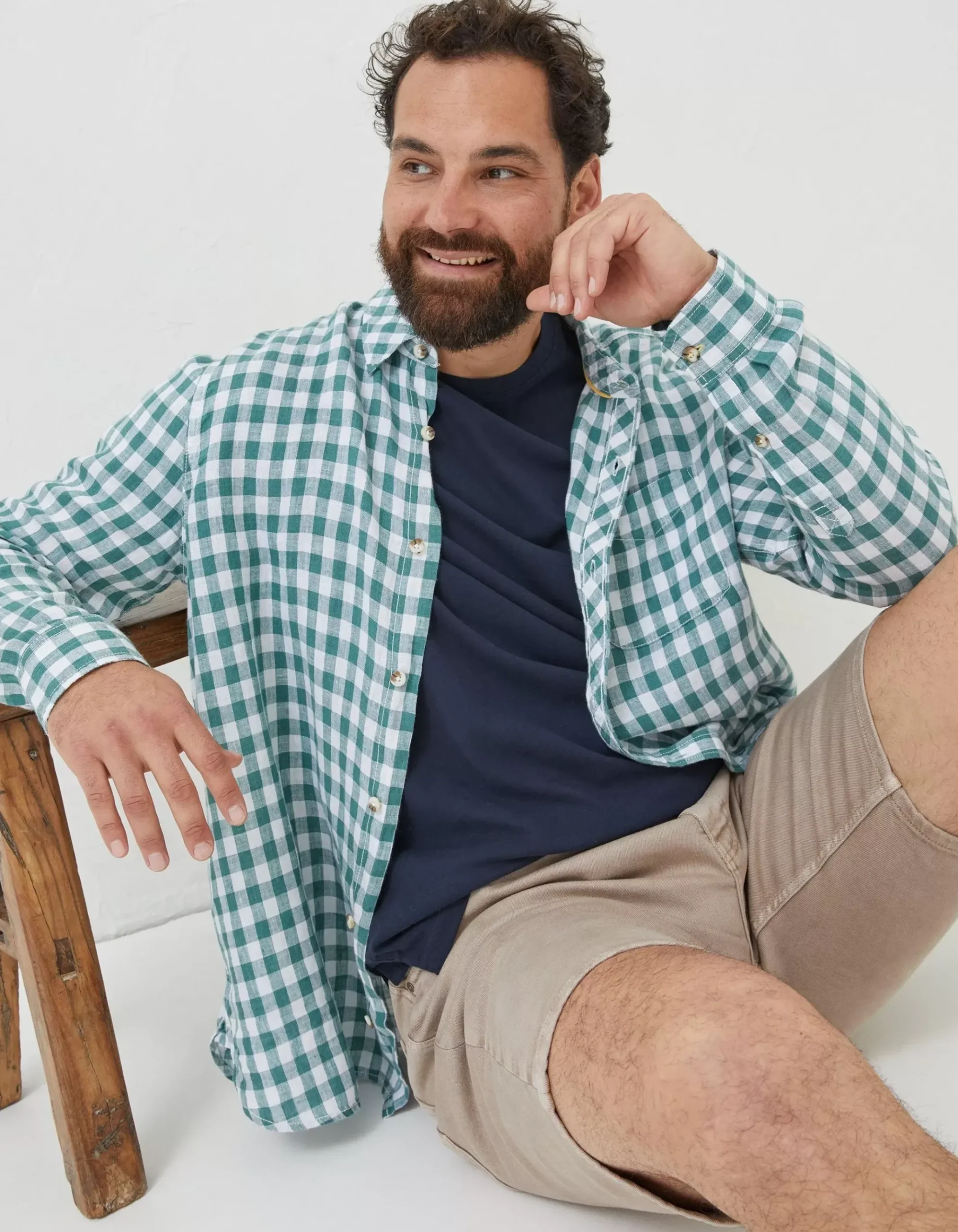 Gingham Linen Shirt
