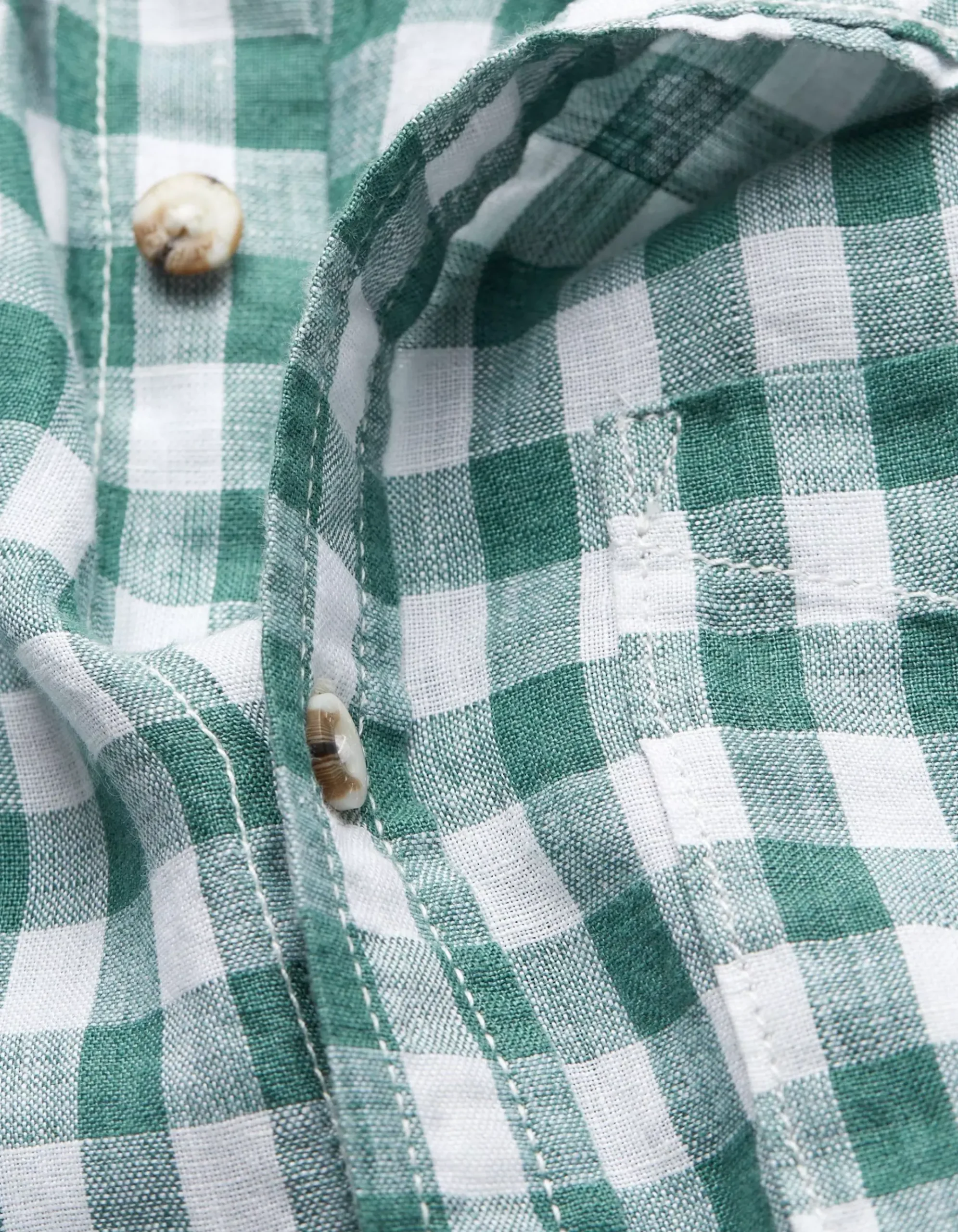 Gingham Linen Shirt