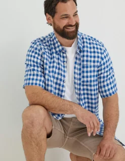 Gingham Linen Shirt