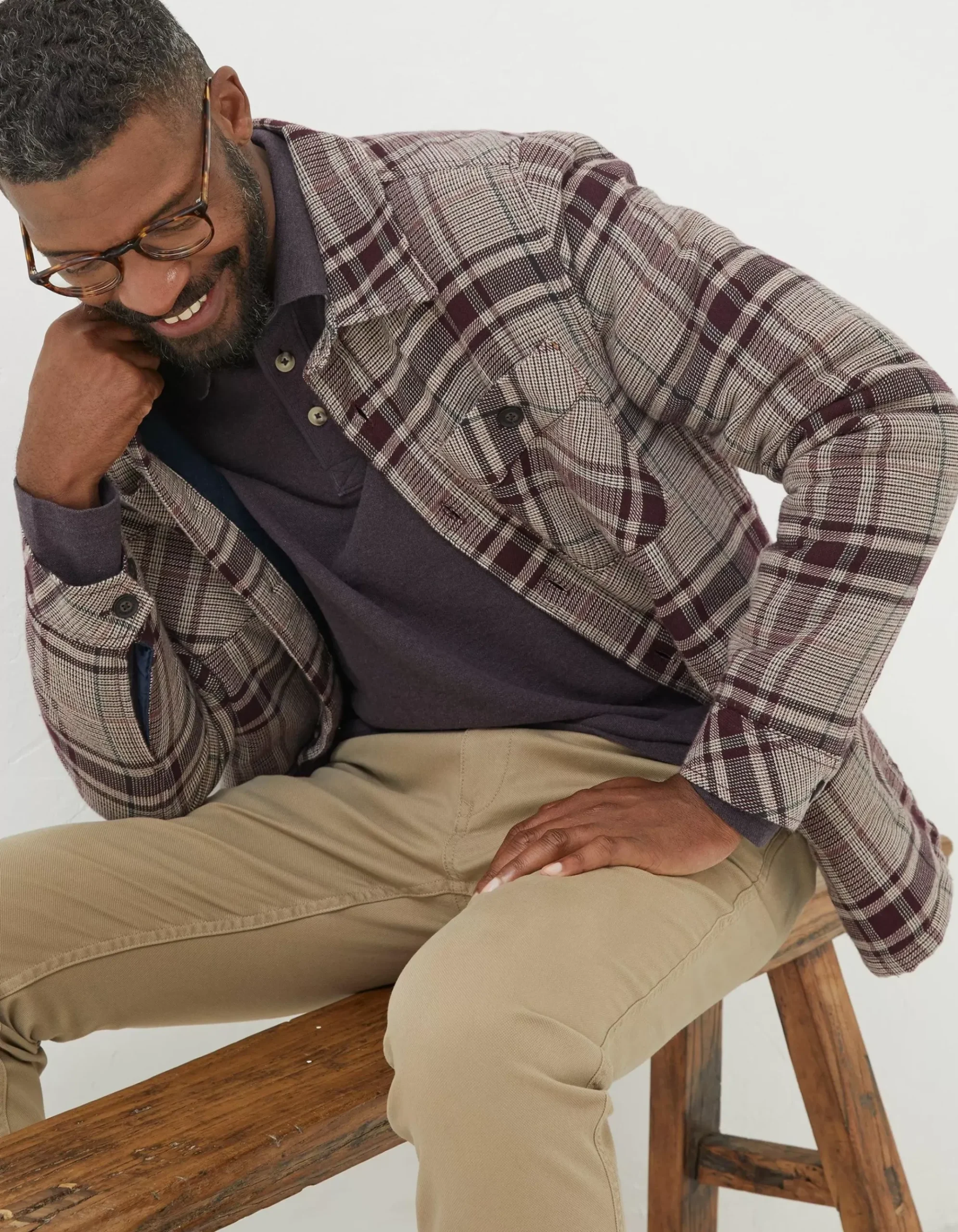 Glen Check Overshirt