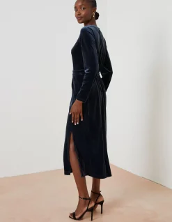 Haldon Velvet Midi Dress