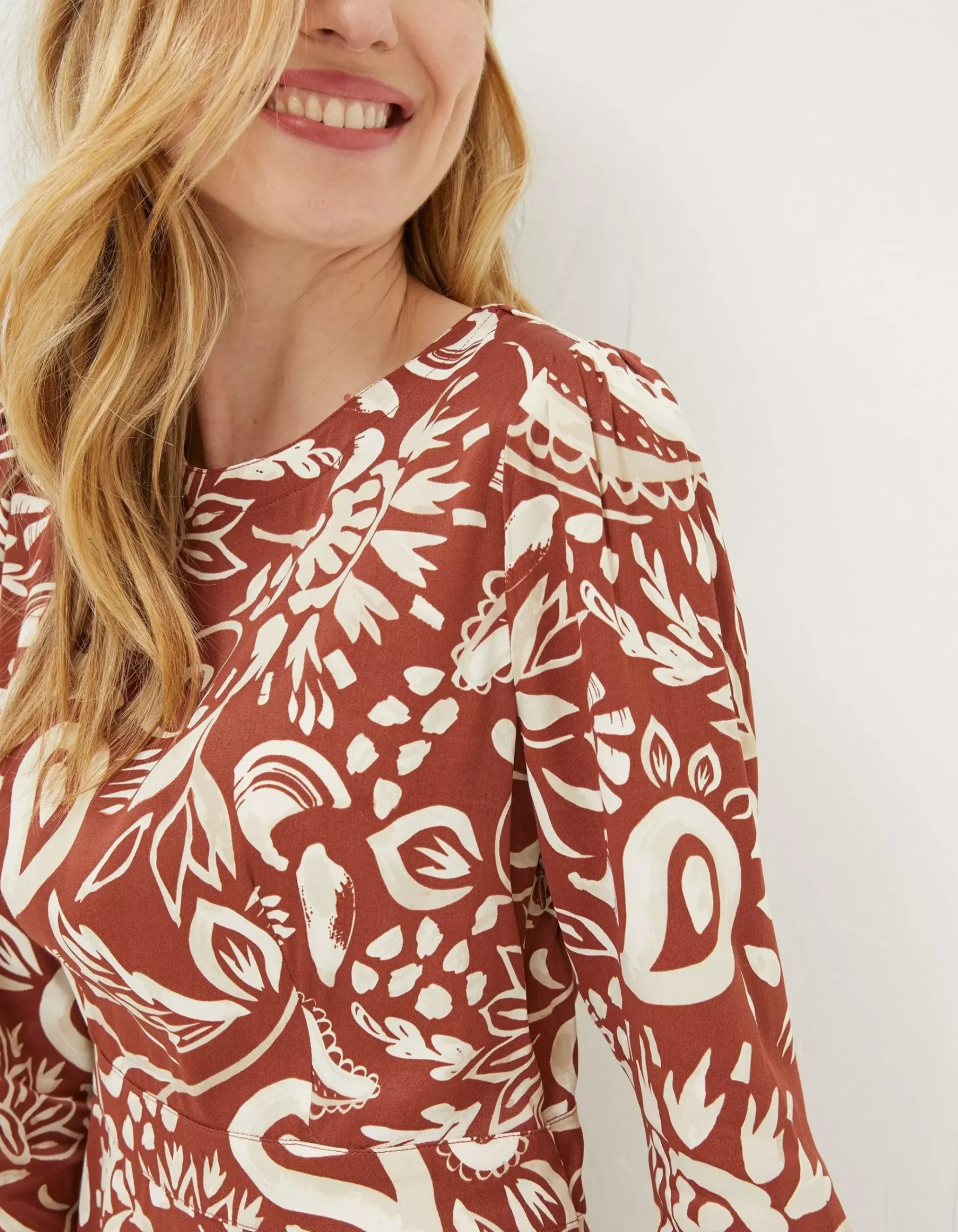 Haldon Watercolour Midi Dress
