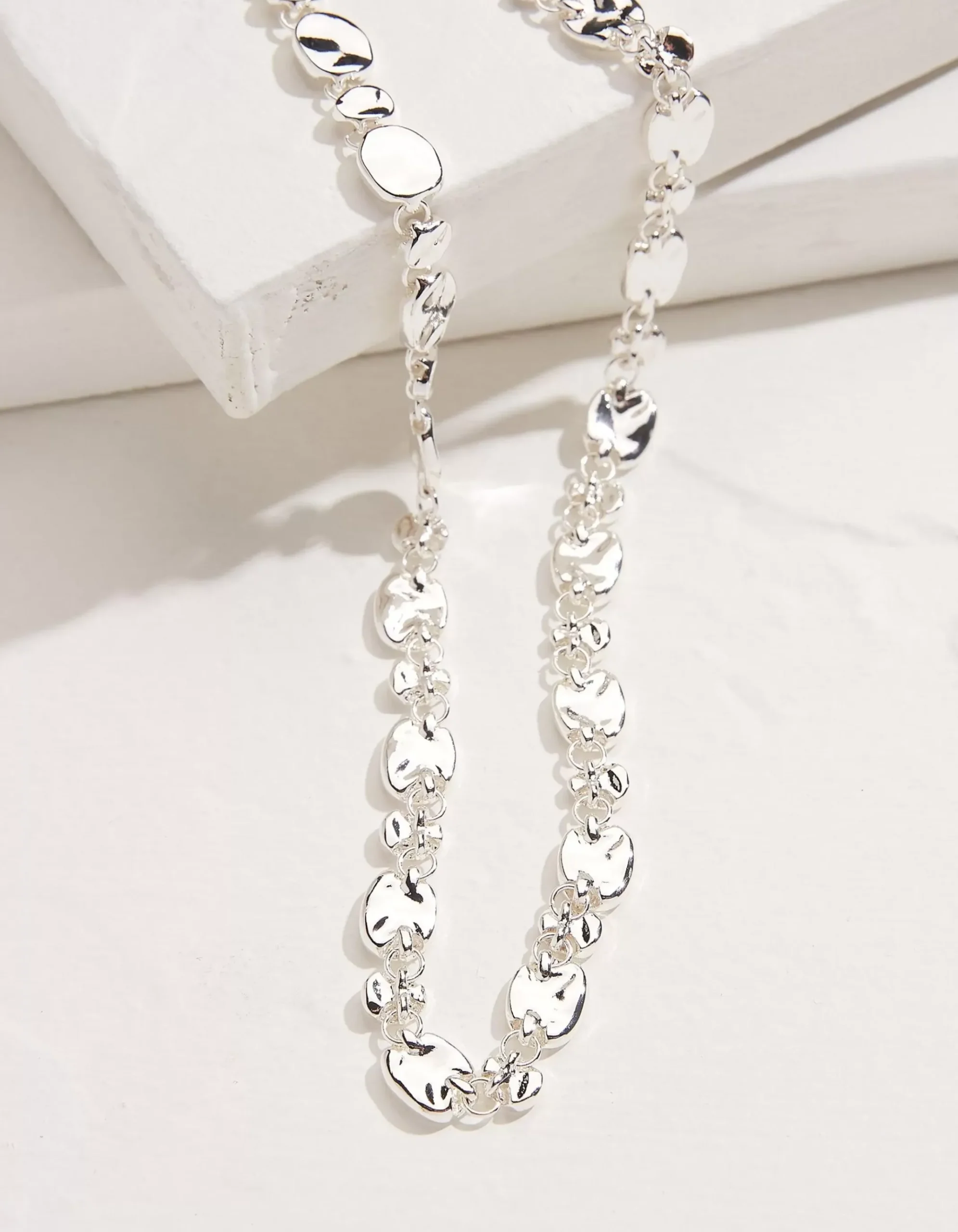 Hammered Disc Necklace