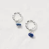 Hammered Stone Earrings