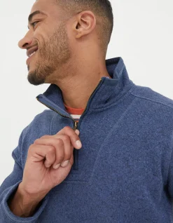 Haxby Fleece Half Neck Sweatshirt