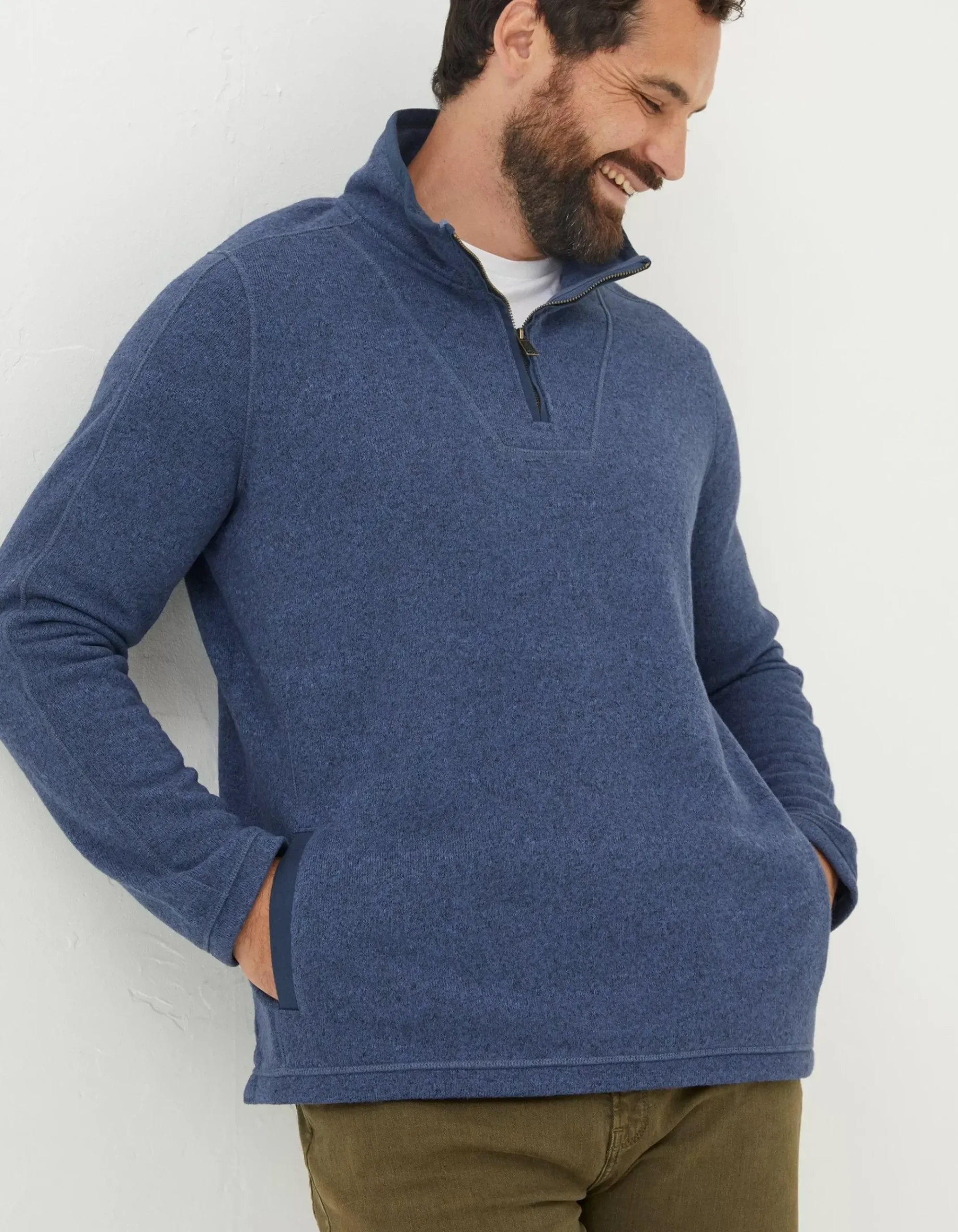 Haxby Fleece Half Neck Sweatshirt