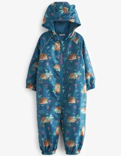 Hedgehog Print Puddlesuit