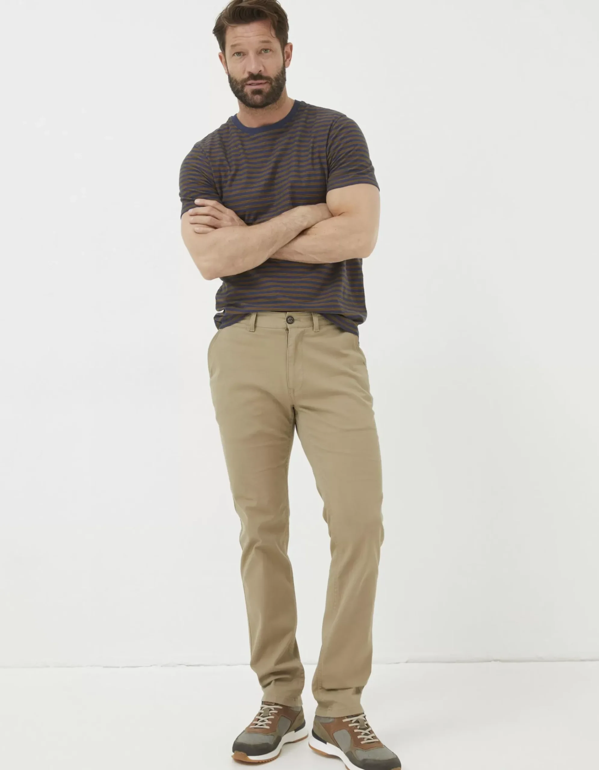 Heyshott Slim Textured Chinos