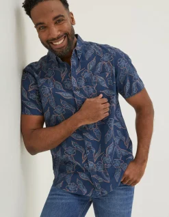 Hibiscus Print Shirt