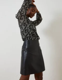 Ida Leather Skirt