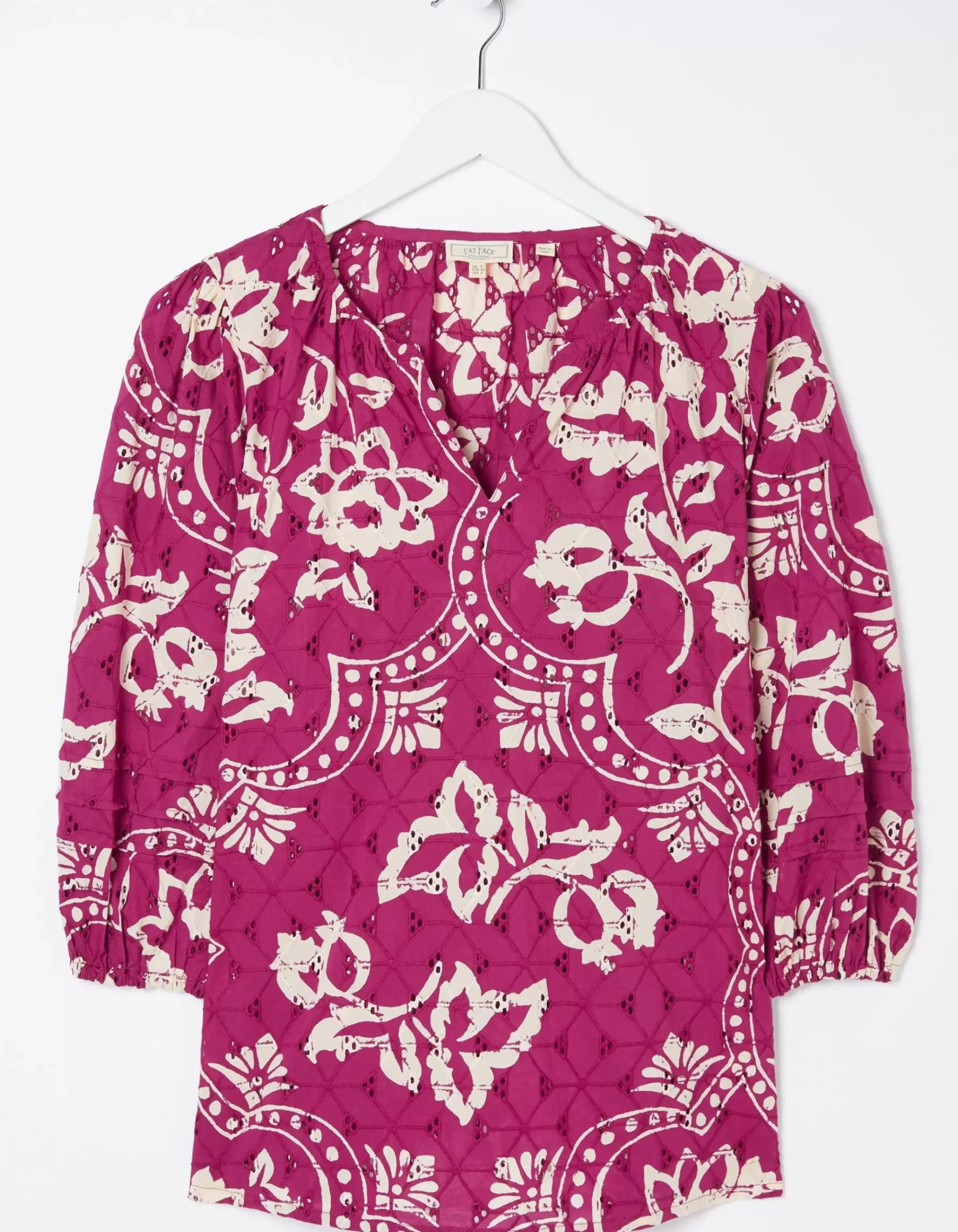 Imogen Broderie Floral Blouse
