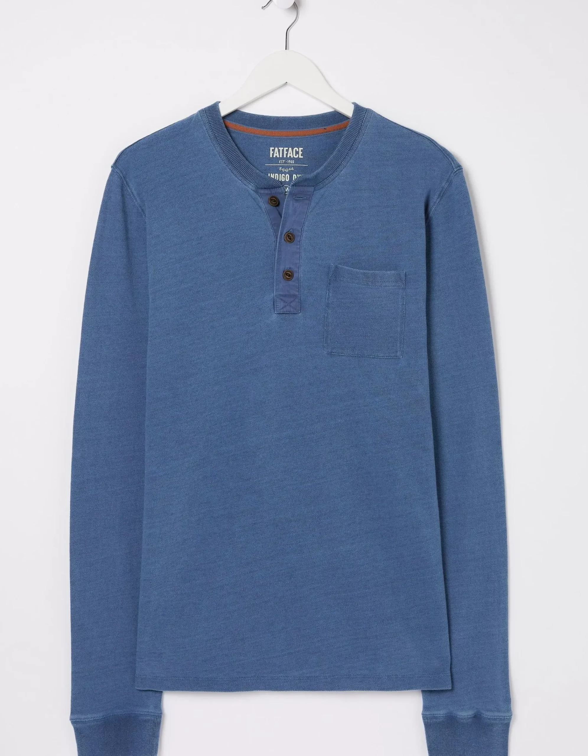Indigo Henley T-Shirt