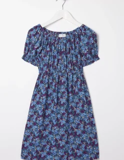 Ink Floral Printed Midi Dress