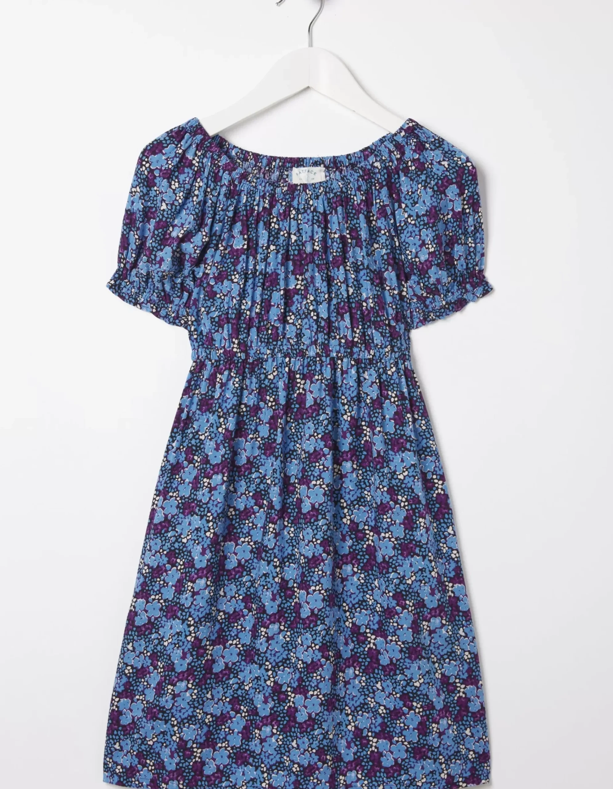 Ink Floral Printed Midi Dress
