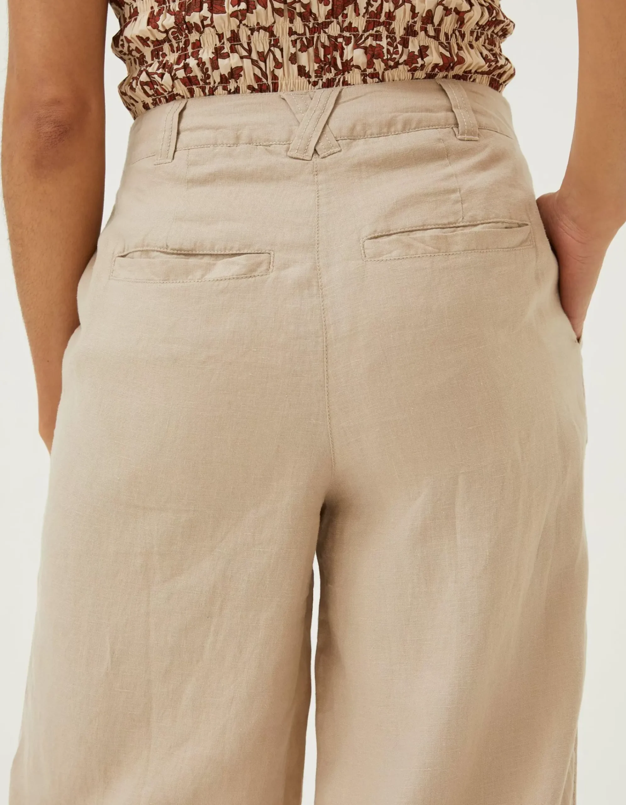 Ives Wide Leg Linen Trousers