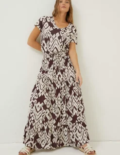 Jayla Bold Ikat Maxi Skirt