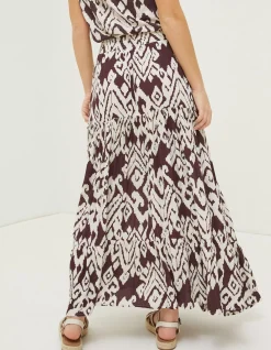 Jayla Bold Ikat Maxi Skirt