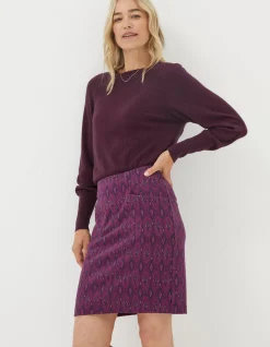 Jennie Ikat Geo Jersey Skirt