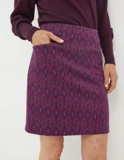 Jennie Ikat Geo Jersey Skirt