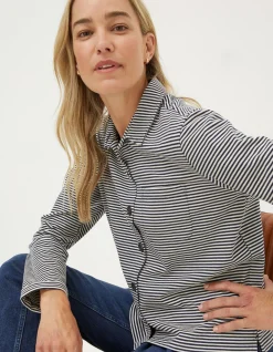Jess Stripe Jersey Shirt