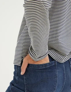 Jess Stripe Jersey Shirt