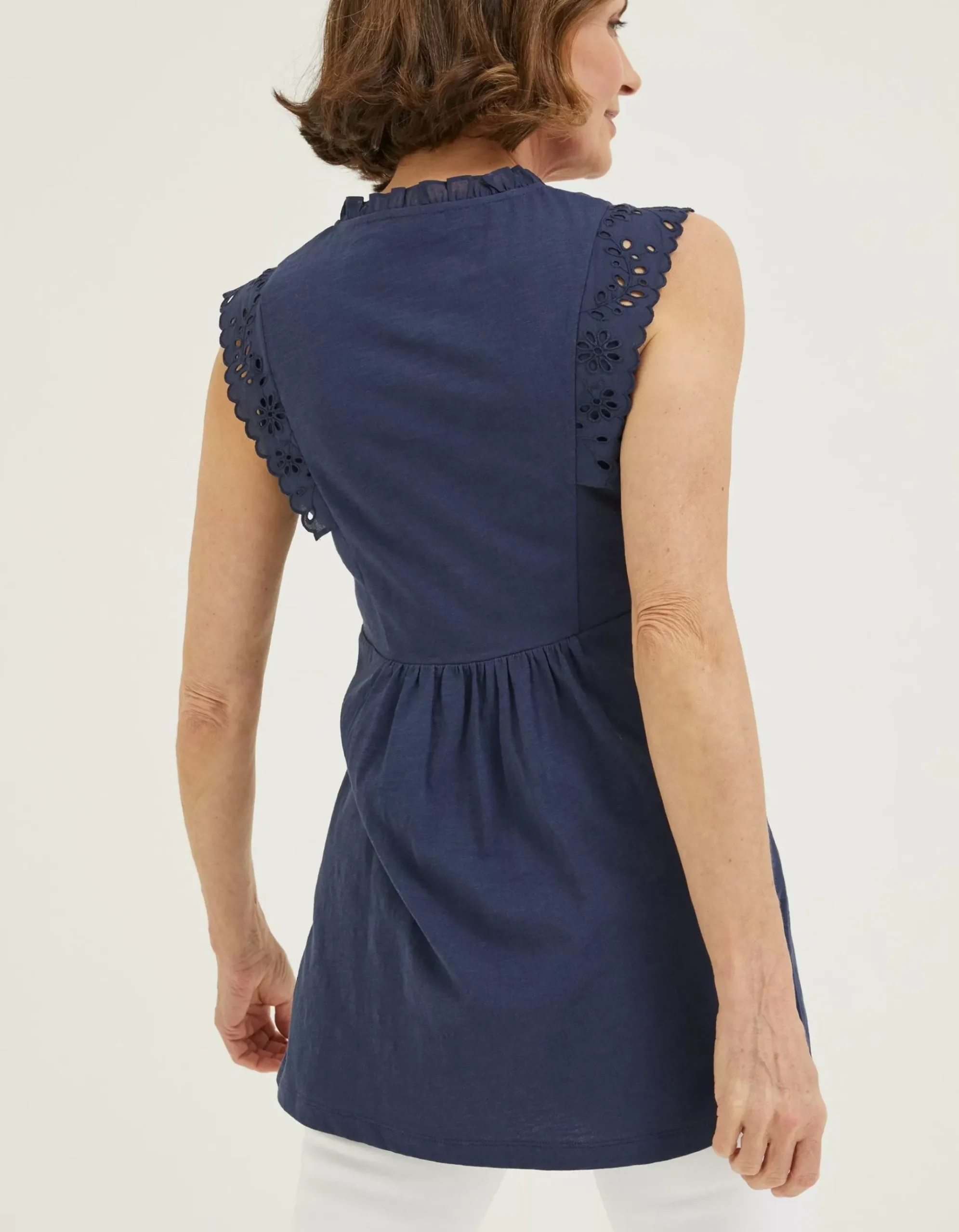 Jessica Embroidered Tunic Top