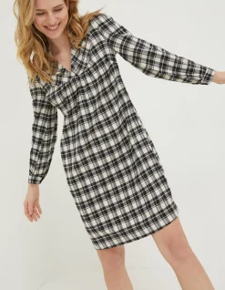 Jessie Check Smock Dress