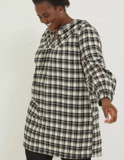 Jessie Check Smock Dress