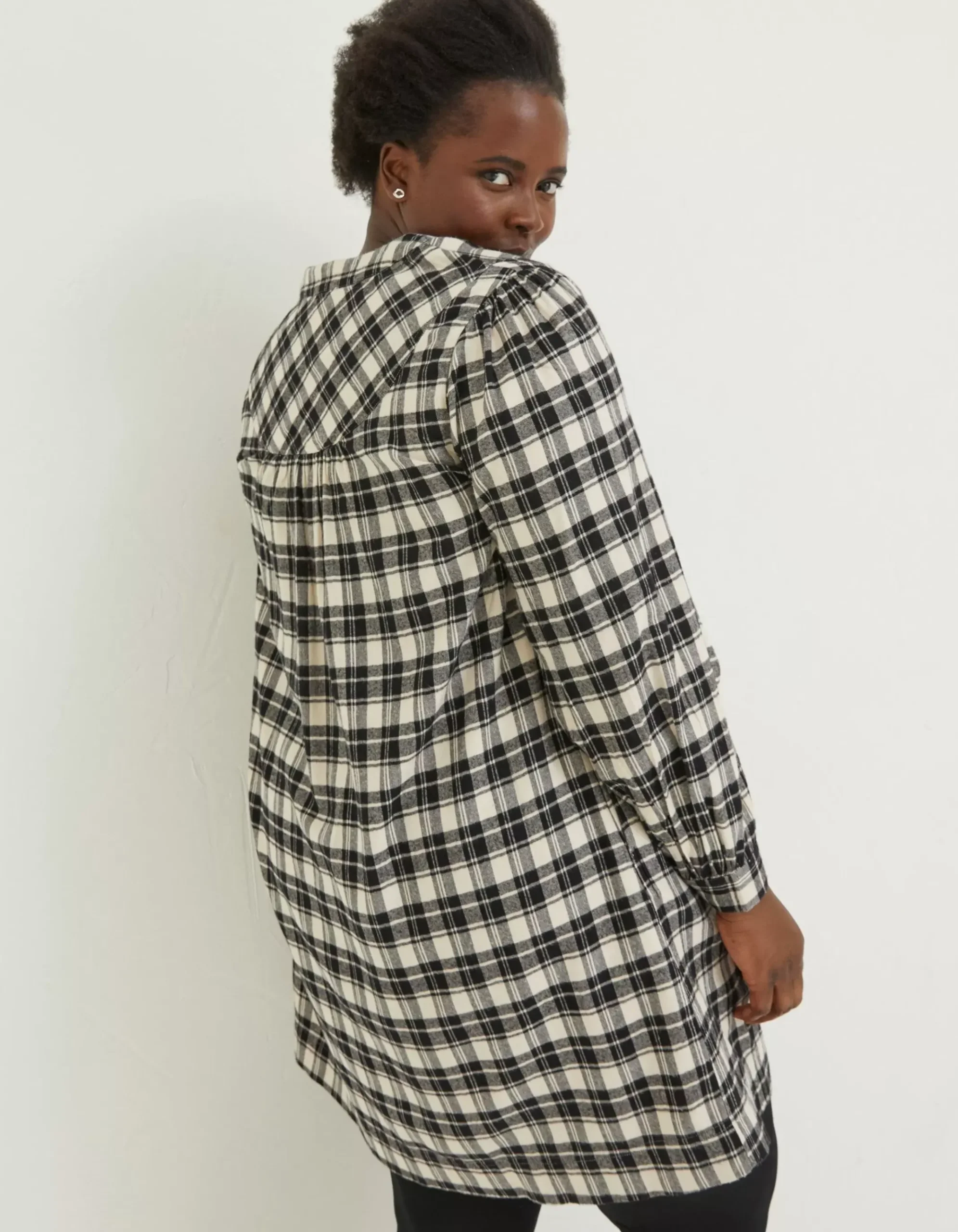 Jessie Check Smock Dress