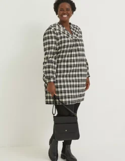 Jessie Check Smock Dress