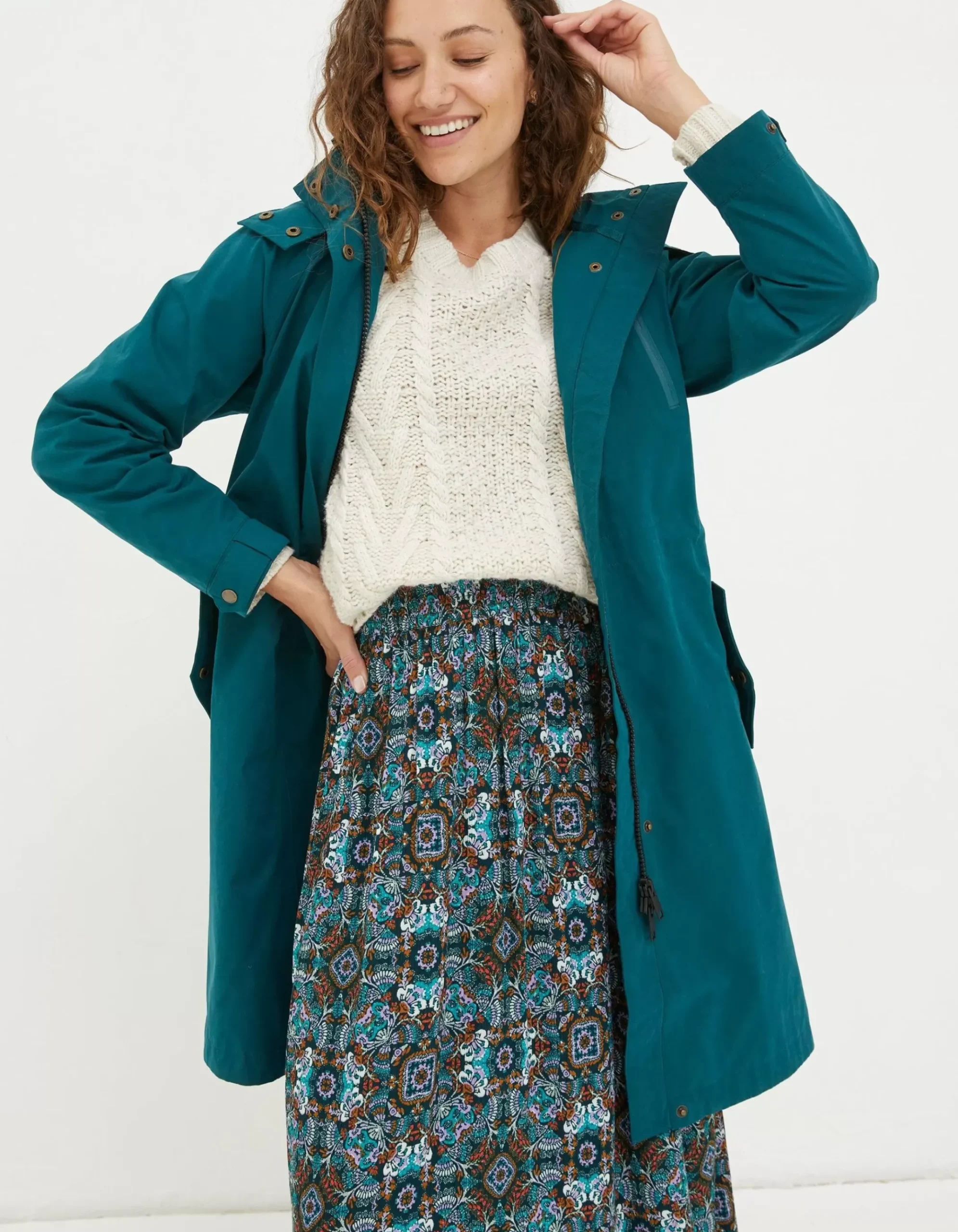 Juno Waterproof Long Coat