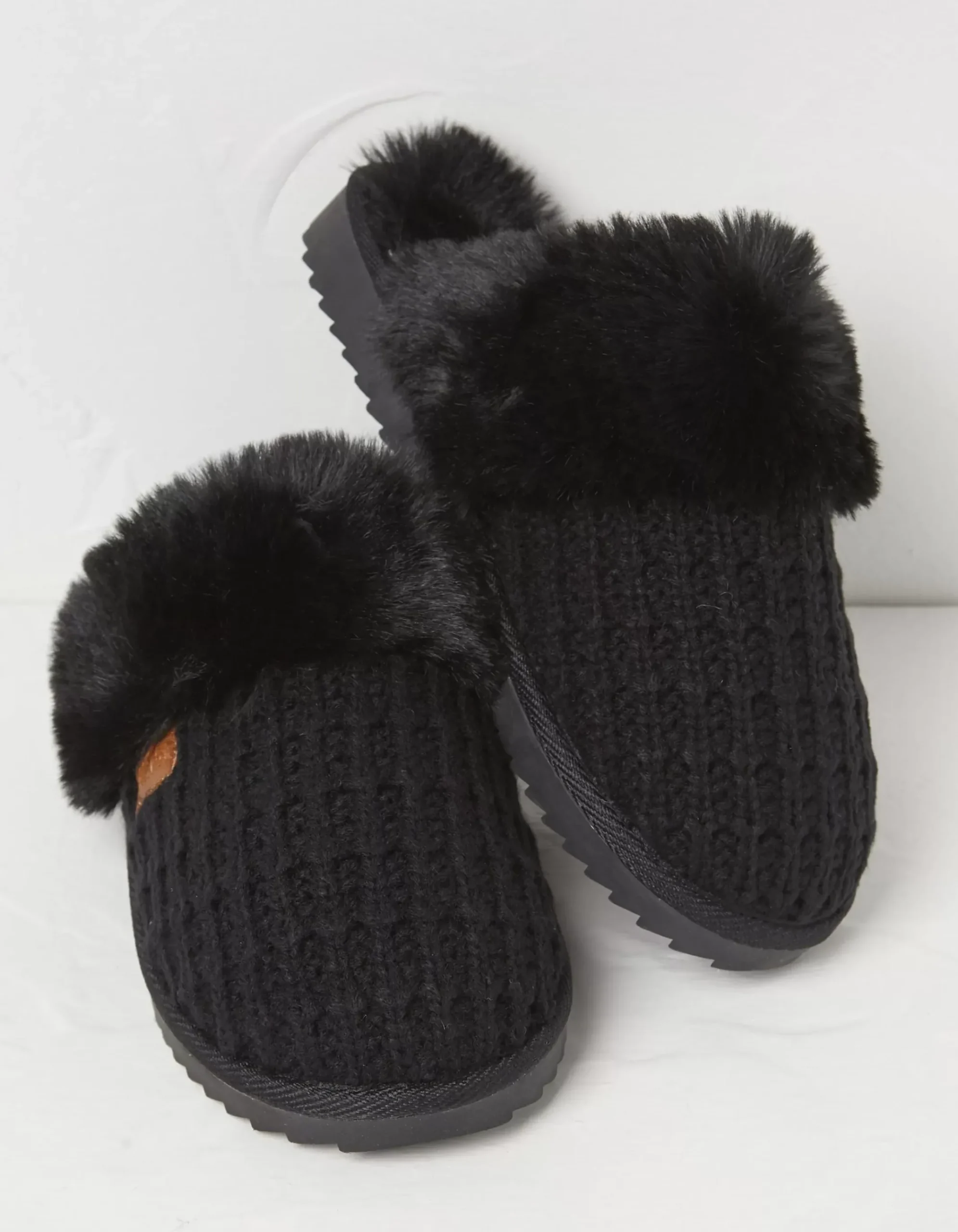 Kaia Knitted Mule Slippers