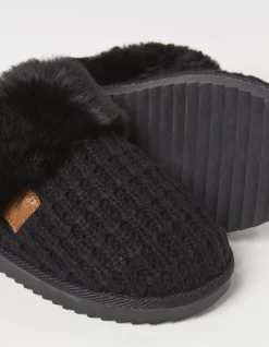 Kaia Knitted Mule Slippers