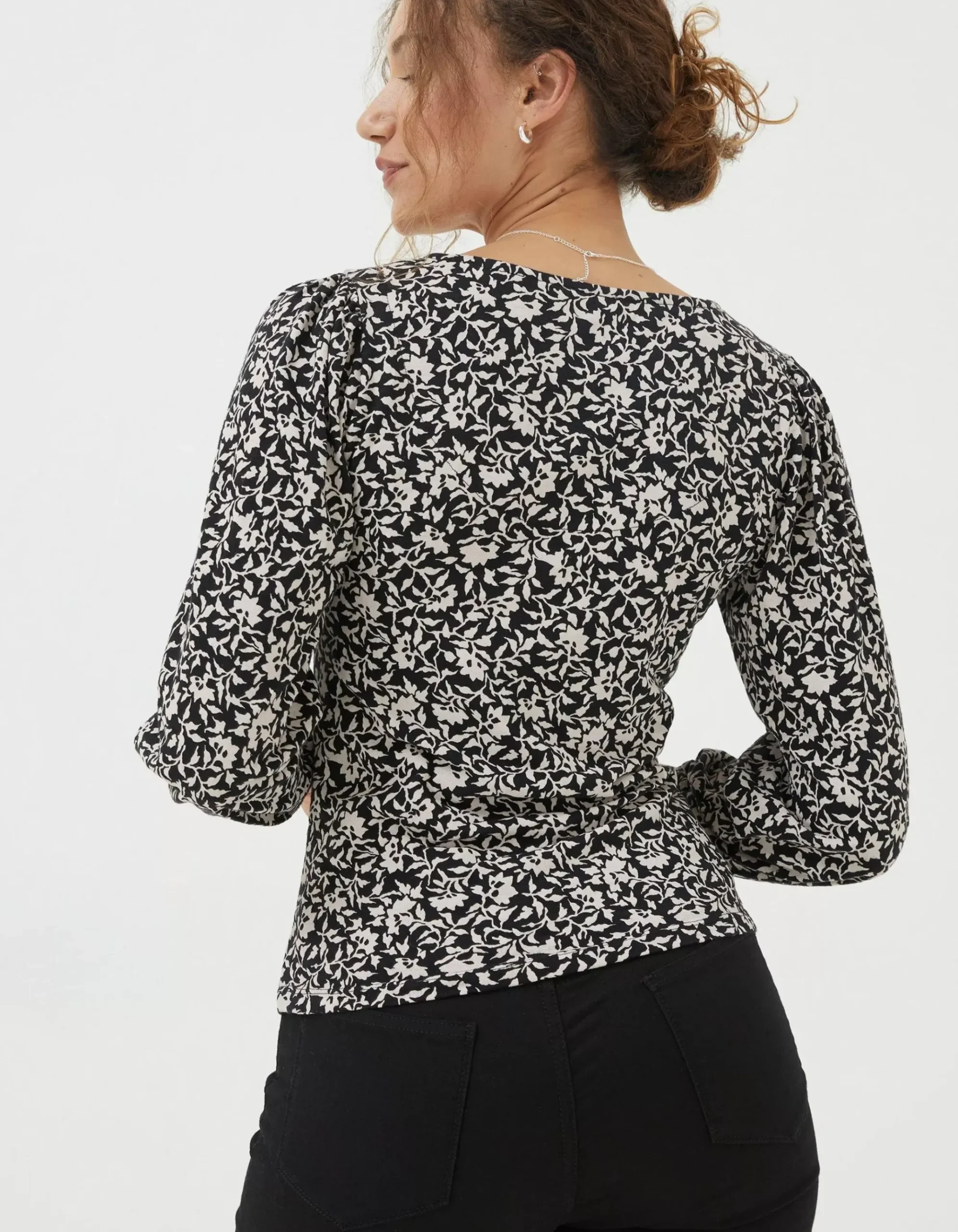 Kara Mono Vines Top