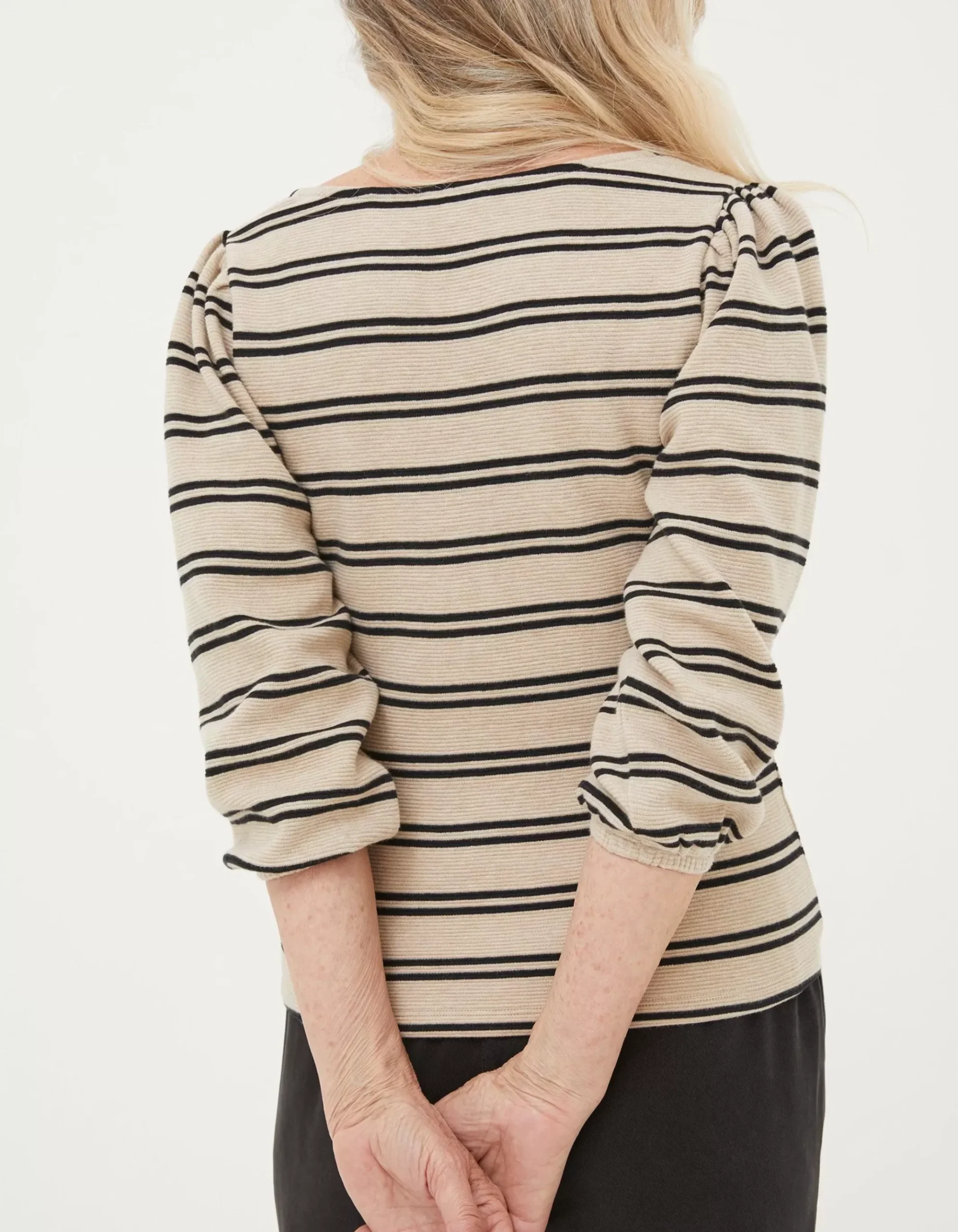 Kara Stripe Henley Top
