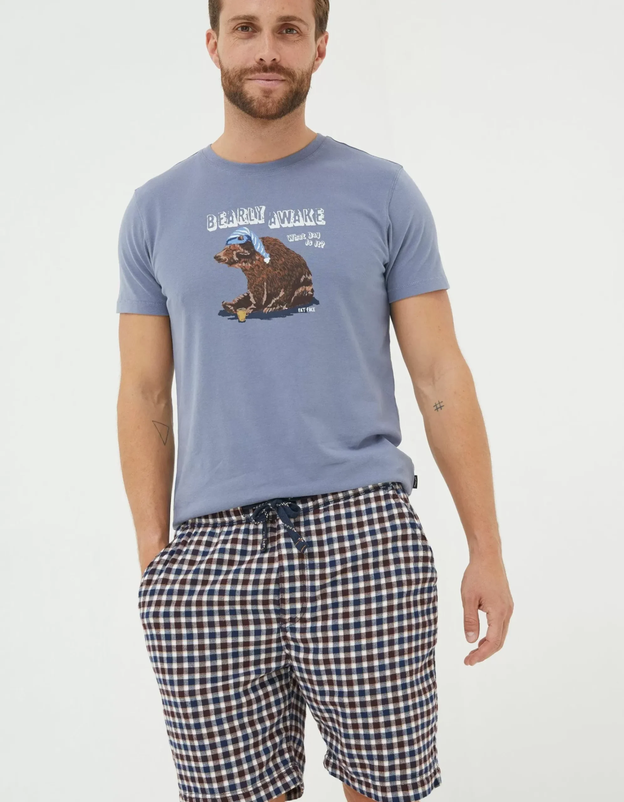 Keswick Check Lightweight Pyjama Shorts